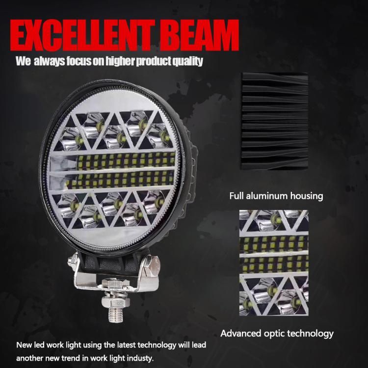 42 LEDs 5 Inch off-Road Epistar 3030 CREE 4X4 Super Bright High Power LED Work Light Auto Lamps Car LED Auxiliares Auto Moto Alta Baja Faro LED