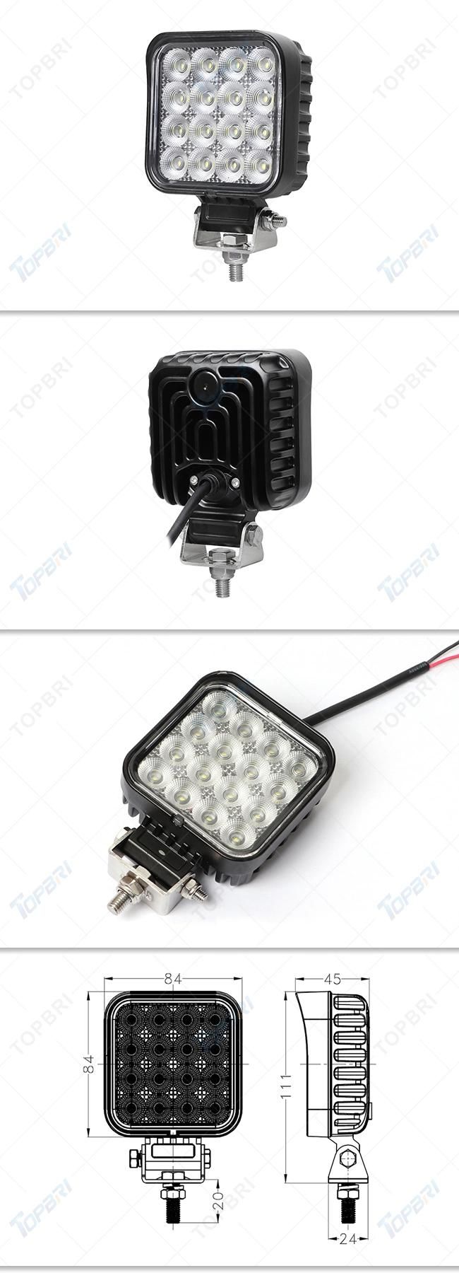 48W Heavy Duty LED Work Lamps for Auto Car Motorcycle John Deere