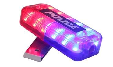 Wo Sides LED Flashing Warning Traffic Police Shoulder LED Lights