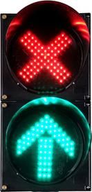 LED Traffic Signal Light (CD300-3-ZGSM-2)