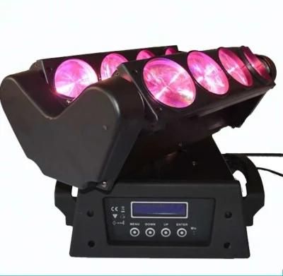 Moving Head 8X12W RGBW 4in1 LED Effect Spider Light
