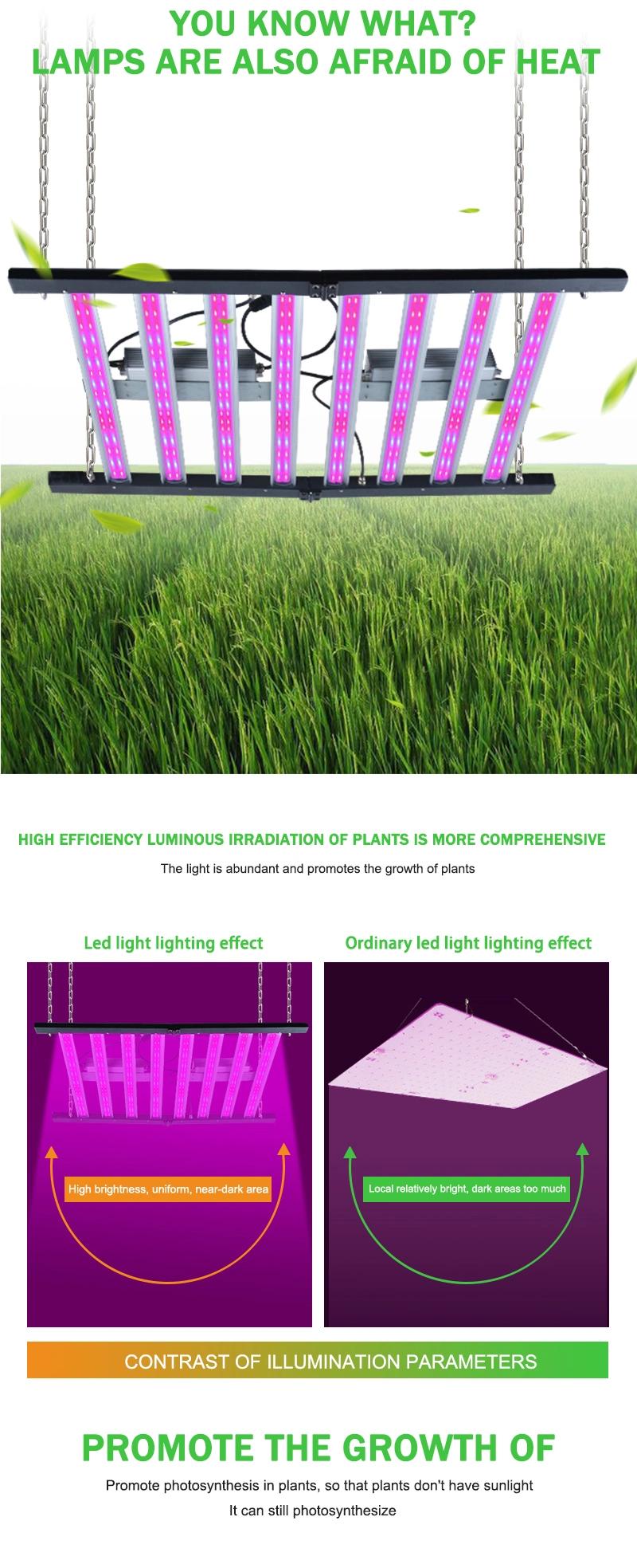 Hydroponi Full Spectrum 480W LED Grow Lights ETL Listed IP65 Waterproof LED_Grow_Light_1000W