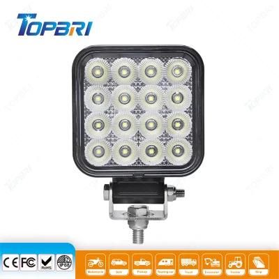 48W Heavy Duty LED Work Lamps for Auto Car Motorcycle John Deere