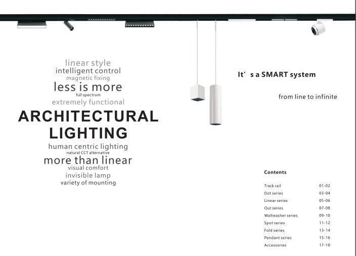 Magnetic Track Light System Pendant Gloal Light Source Serials