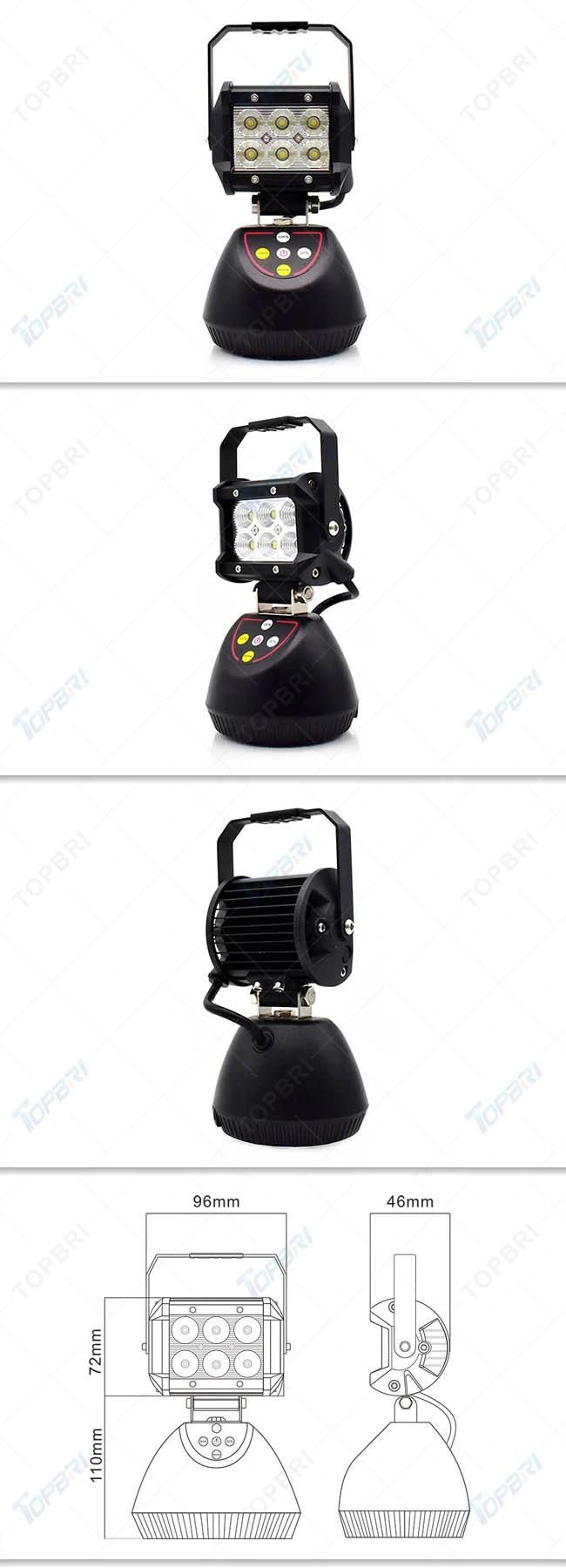 Rechargeable Motorcycle Flood Emergency LED Magnetic Strobe Car Work Lights