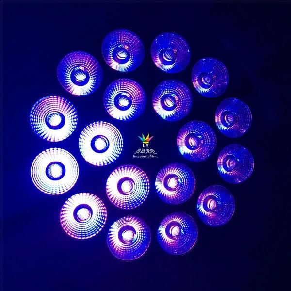 Change Color DMX Stage DJ 18X12W RGBW LED PAR