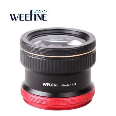 Camera Lens in Water +23 Dioptres Focus on Short Distances for Creating Super Sharp Images