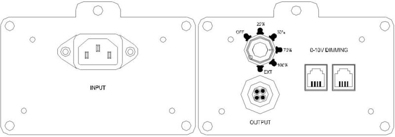 800W Dimmable LED Power Supply for LED Grow Light