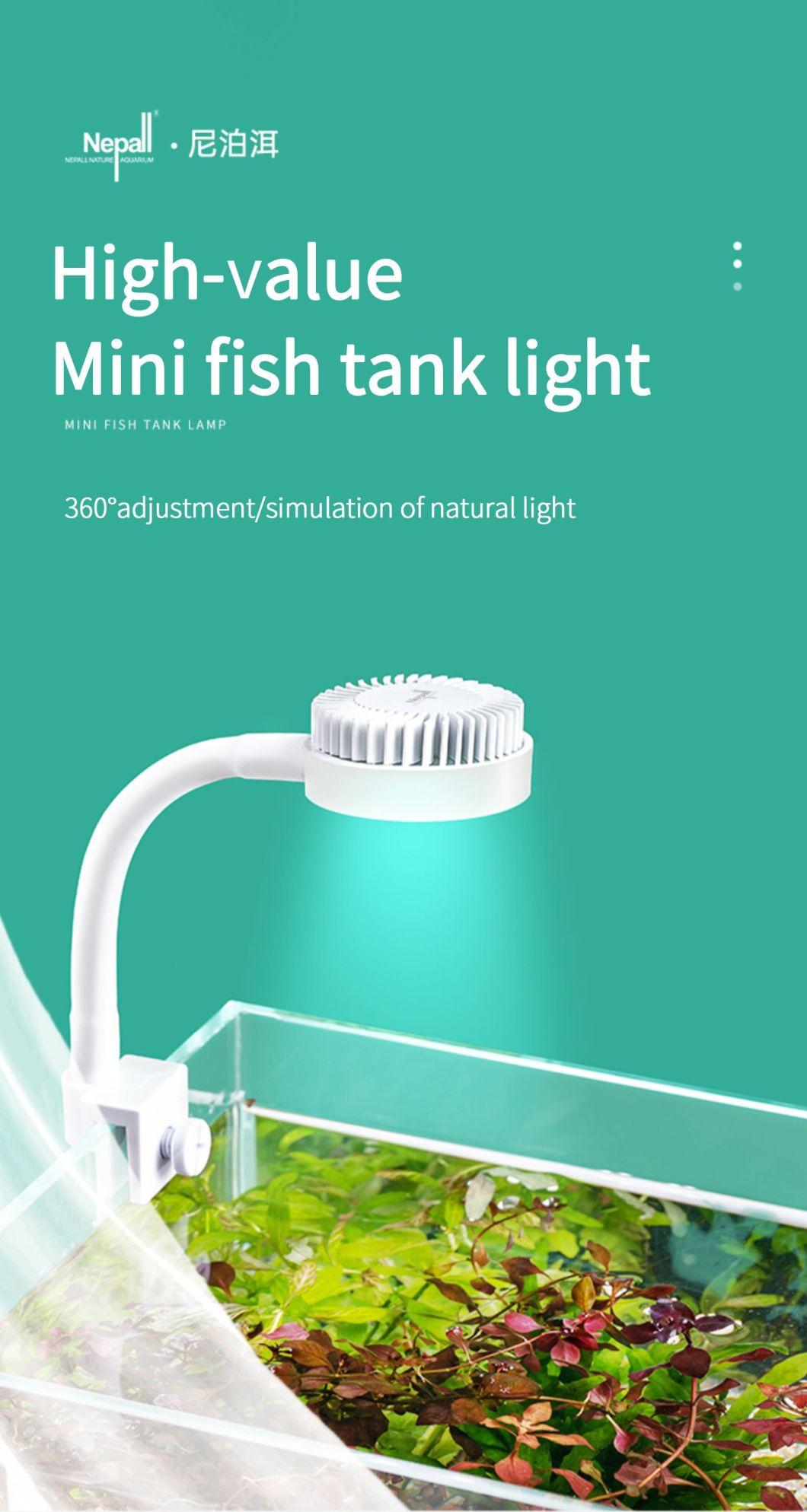 Yee Aquarium Accessories High-Value Mini Fish Tank Light Soft Light