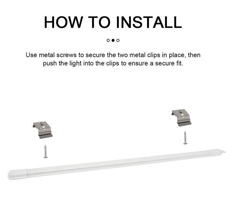 LED Moisture-Proof Light With Microwave Sensor For Warehouse Light