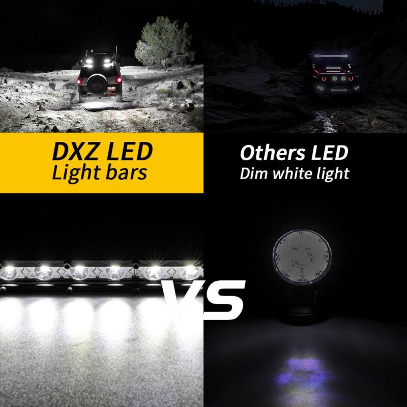 Dxz 36W 13inch Car 12 LED Work Lamp Vehicle Auxiliary Lighting for Motorcycle Tractor Boat off Road 4WD 4X4 Truck SUV ATV