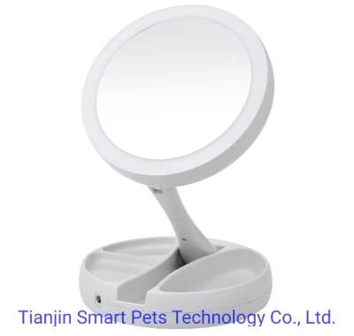 2018 Newly Professional 10X Magnifying Foldable LED Mirror