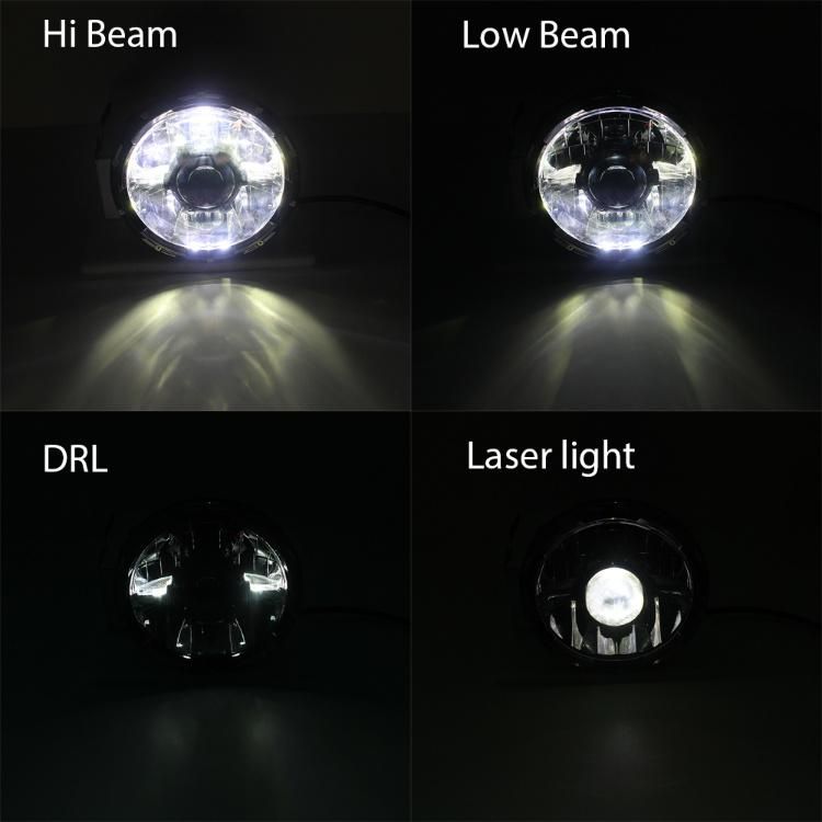 Motorcycle Harley Jeep off-Road 4X4 Outdoor 7 Inch DRL High Low Headlight Work Light LED Laser Light Car LED