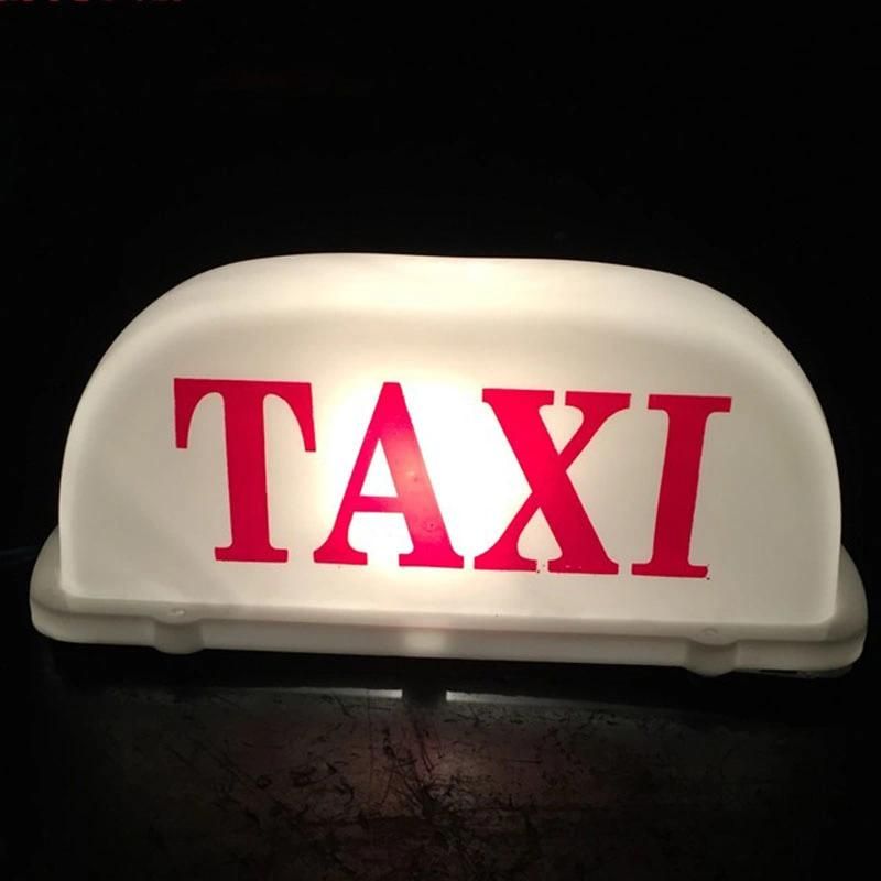 Design Plastic Taxi Top Advertising Signs LED Light Box