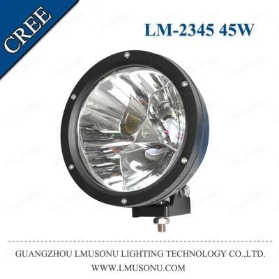 Super Bright Output Car LED Work Light 45W 7 Inch CREE LED Driving Lights