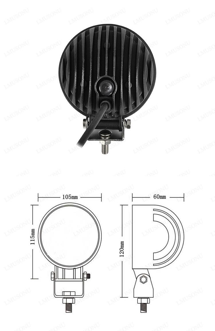 4 Inch LED Driving Light Work Lamp Bridgelux 21W