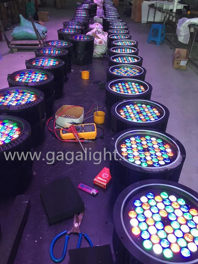 Hot Sell Modern Outdoor Lighting 54PCS LED PAR Lights and Lightings