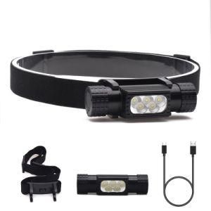 Factory New Design Aluminum Alloy Material Waterproof Rechargeable Outdoor Best Trail Running Headlamp