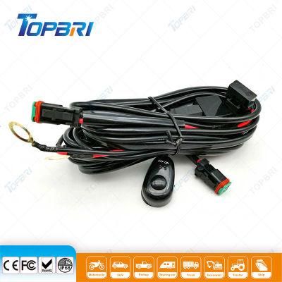 40AMP Relay Wiring Harness LED Work Light for Offroad Driving Lamp