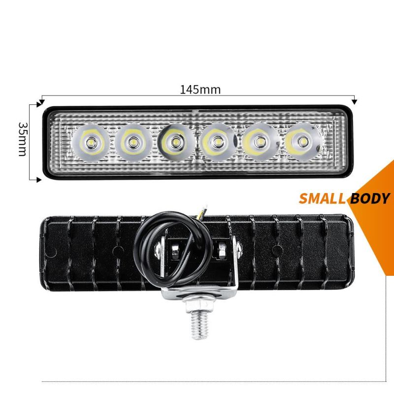 Dxz OEM Universal LED Auto 6inch 6LED 18W Driving Fog Offroad LED Work Light Car