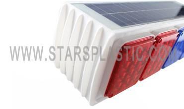 Economic Red and Blue Solar Strobe Warning Light