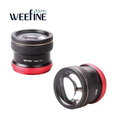 Wfl06s Weefine Diving Equipment Apo +23 Close-up Lens with M67+23 Mounting for Photography