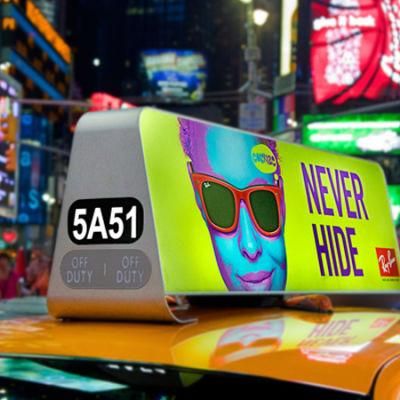 Taxi Car Top Advertising Sign Acrylic Light Box