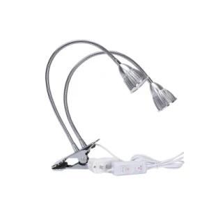 Wholesale Blue Red Light Pot Culture 20W Clamp Clip Dual LED Grow Light