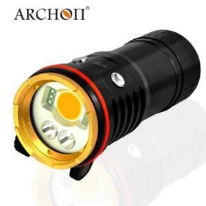 Archon Wm26 Scuba Diving 5200lm 3color LED Flashlight Torch Lamp