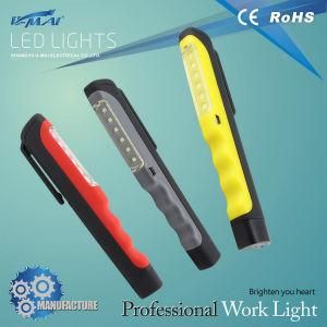 2014 New Design 6+1 Rechargeable Clip Pen LED Light (HL-LA0226B)