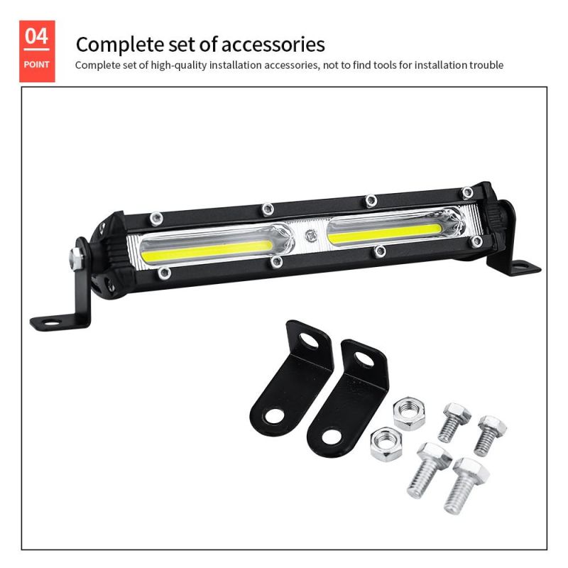 Dxz 108W 38inch Ultra-Thin Single Row COB Car Work Light Bar LED Strip Light for off Road Car SUV ATV Truck