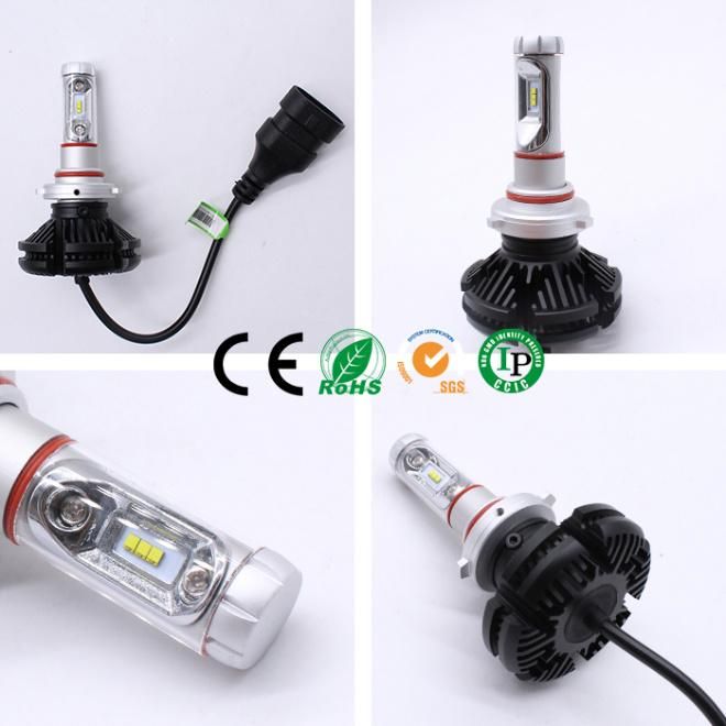 1 Year Kit Lampada Farol X3 H4 Kit De Luces LED H7 H1 H11 9005 Hb3 9006 LED Headlight 3000K 6500K 8000K Zes Altas Bajas Bombillo Luz LED LED Headlight