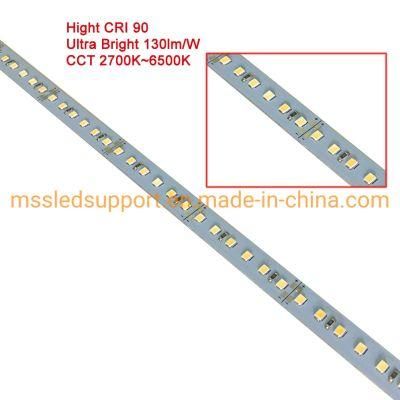 CE Approved Customizable 24V 12V Rigid LED Light Strip with Optional Profiles for Ceiling Light and Cabinet