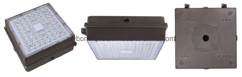 100W 120W Surface Mounted LED Canopy Light for Gas Station Toll Metro Station Supermarket Lighting