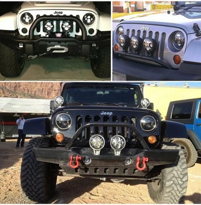 Jeep Cherokee, Wrangler LED Modified Spotlight Car Front Bumper, Roof Headlights LED Work Light 60W 6 Inch