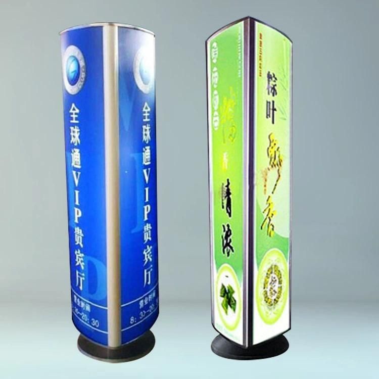 Three Sided Customized LED Acrylic Advertising Sign Light Box