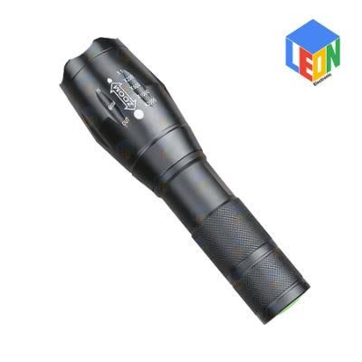 USB Rechargeable Outdoor Camping Searching Aluminum LED Flashlight