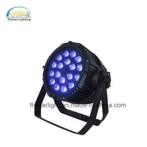 Stage Lighting 18PCS 15W RGBWA LED Outdoor PAR Can Light