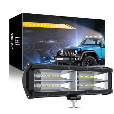 Dxz 9inch 48LED 144W Work Light LED Light Bar for Car Tractor Boat Offroad off Road 4WD 4X4 Truck SUV ATV Driving 12V 24V