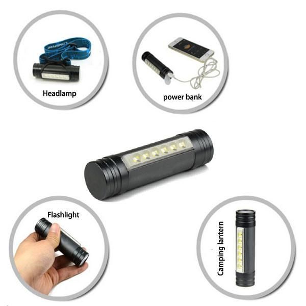 6616 Mini SMD LED USB Power Bank Headlamp