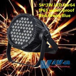 54PCS*3W RGBW LED Waterproof Outdoor Lighting Equipment PAR64 Light
