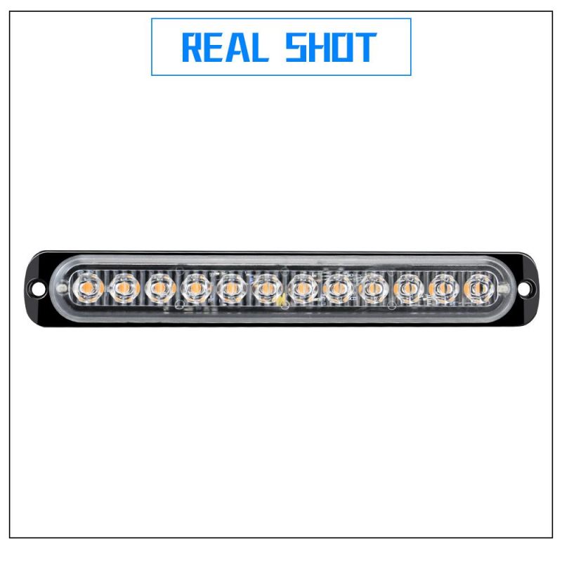 Dxz Auto Lights Accessories Lighting 12V-24V 12LED 36W Car Motorcycle Truck Emergency Warning Flash LED Strobe Light