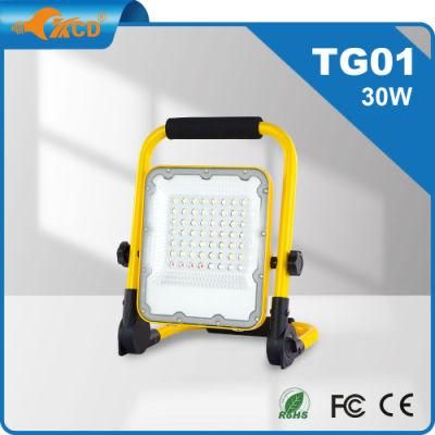 Outdoor Waterproof Explosion Proof 18W 40W 48W Rechargeable Spot Portable Bracket LED Work Light