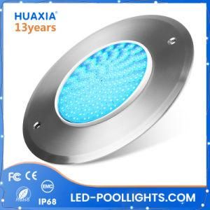 IP68 DC12V 6W-25W 316ss 8mm Flat Underwater LED Swimming Pool Light