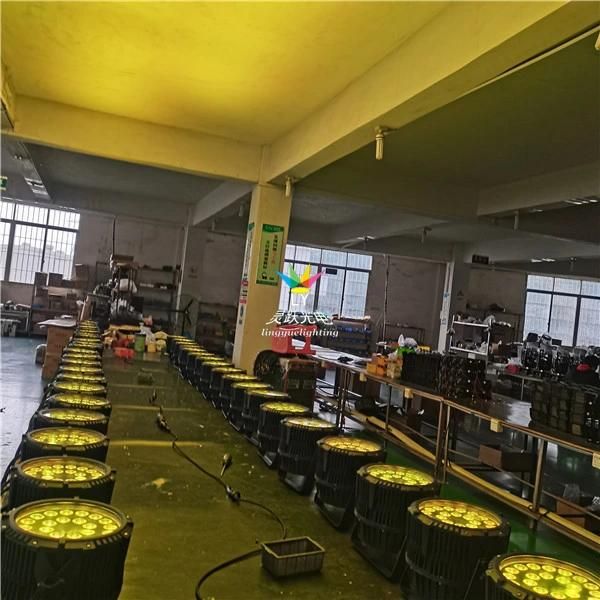 IP65 24X18W DMX PAR 64 Outdoor LED PAR Can Waterproof Stage Lighting