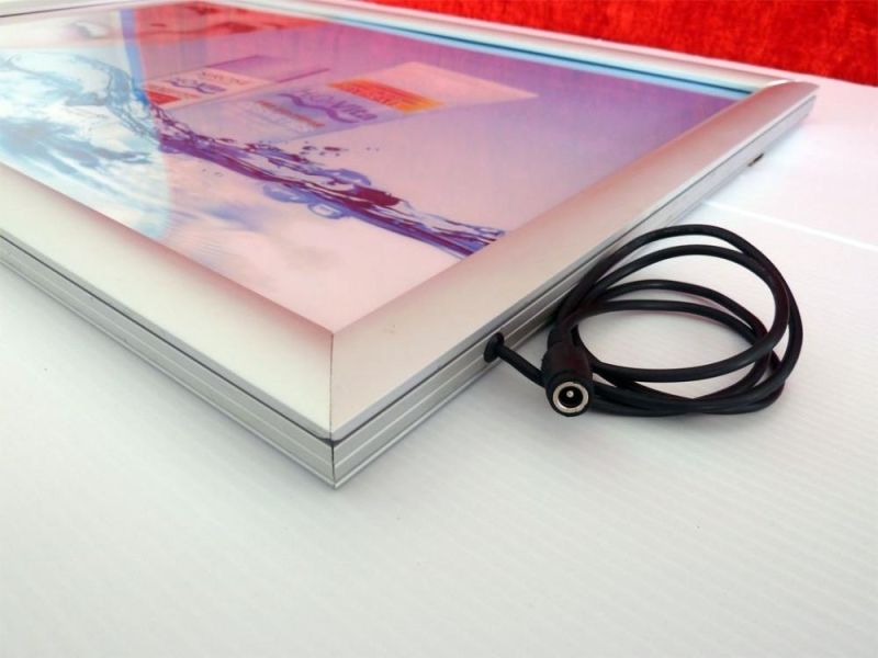 Flexible Ultra Thin Slim Light Boxes LED Advertising Aluminum Windshield Stickers