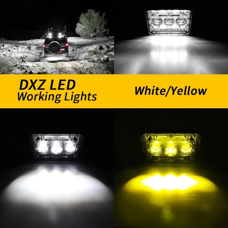 Dxz 5 Inch LED Headlight Beam Work Light with DRL Parking Light for Truck SUV ATV 4WD Spotlight and Floodlight Combination