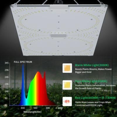 Full Spectrum Hydroponic Waterproof 200W Indoor Plants LED Grow Light