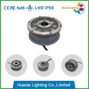 9W 160mm Diameter LED Underwater Light, LED Fountain Light