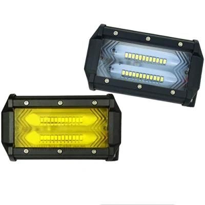 72W Double Row Car Work Light for Trucks Jeep ATV UTV SUV Boat Marine